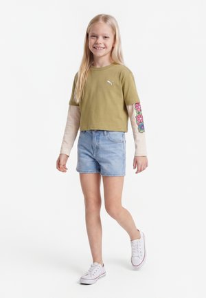 Puma, RELAXED SHORT LENGTH LAYERED  - Μπλούζα με μακριά μανίκια - chai latte