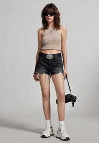 Miss Sixty Shorts vaqueros - black