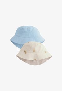 Ausgewählt, blue neutral bear embroidered