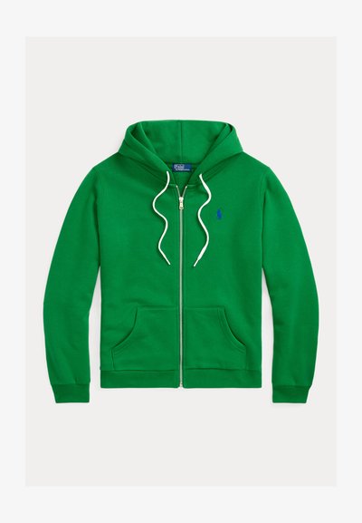 Polo Ralph Lauren FLEECE FULL ZIP HOODIE - Užtrauktuku užsegamas treningas - hillside green