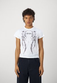 Jaded London LAZYWILLY INK BABY TEE - T-shirts print - white