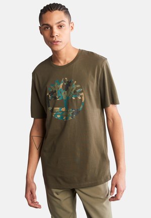 TREE CAMO - T-shirt med print - grape leaf
