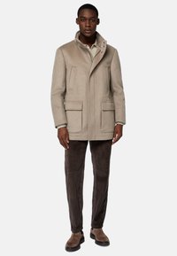 Boggi Milano Klasický kabát - taupe
