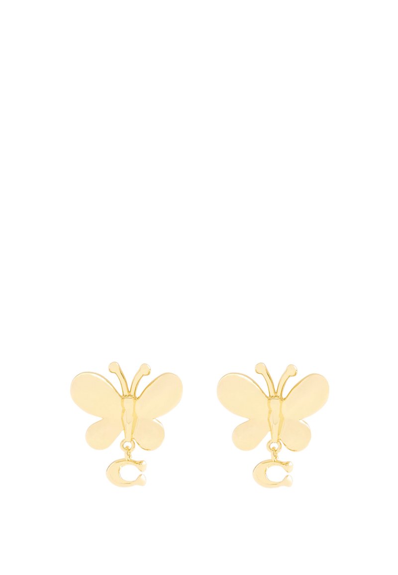 COACH SIGNATURE C DROP - Ohrringe - gold-coloured/goldfarben - Zalando.at