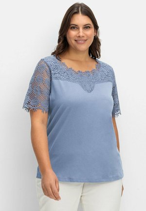 Sheego T-Shirt print - eisblau