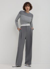 Calliope CON PINCES - Pantalon classique - grigio
