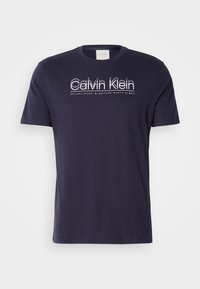 DOUBLE LOGO - T-shirts print - dark sapphire