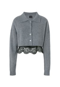 Vesta na kopčanje - grey black