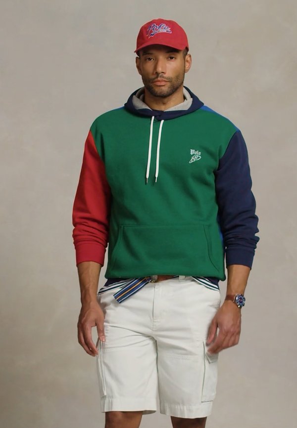 COLOR-BLOCKED DOUBLE-KNIT MESH HOODIE - Sweatshirt3