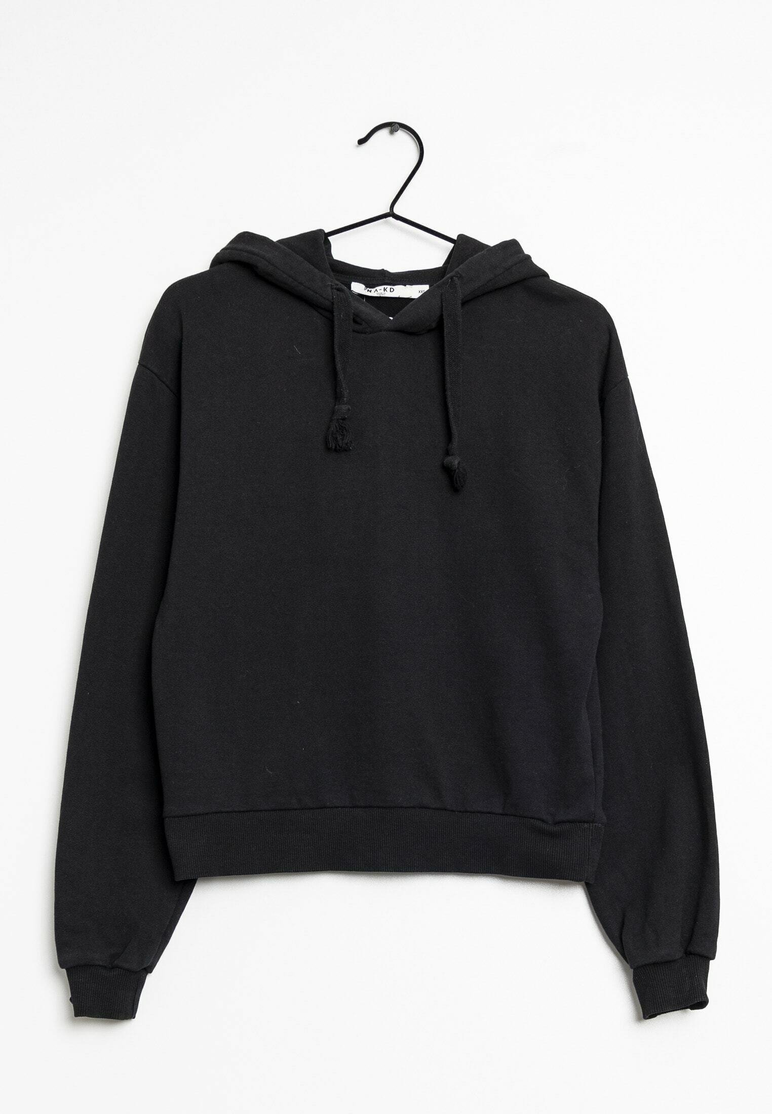 White Na Kd Oversized Hoodie NA-KD Hoodie Black (Pre-owned)