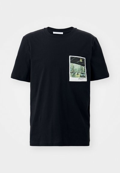 Helmut Lang POSTCARD OVERPASS - T-shirt imprimé - black