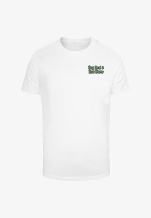 Mister Tee, STAY REAL RISE ABOVE TEE - T-Shirt print - white
