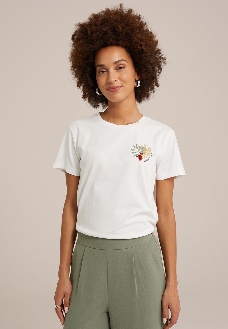 WE Fashion T-shirt print - white