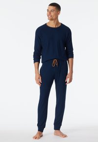 Schiesser MIX   RELAX - Pyjamabroek - blau