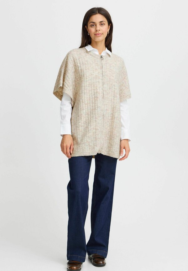 FRSANNY - Cardigan - limestone melange4