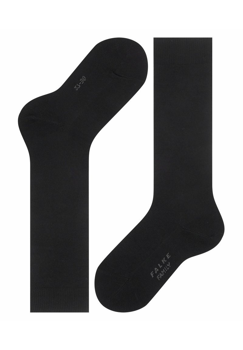 FALKE FAMILY - Kniestrümpfe - black