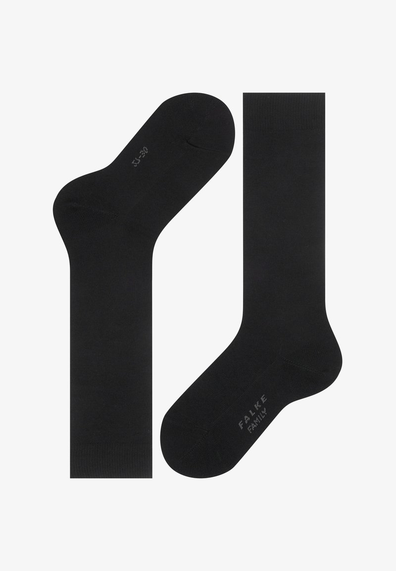 FALKE Family - Kniestrümpfe - black