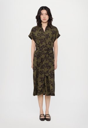 ASPESI ABITO  - Shirt dress - militare