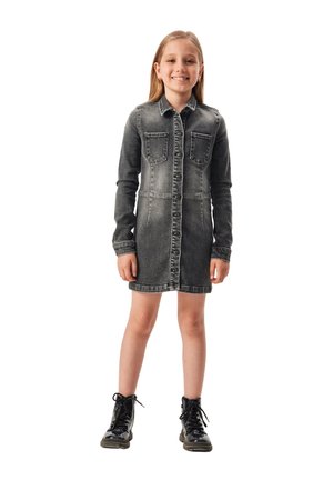 HALSEY G AINA WASH - Spijkerjurk - grey