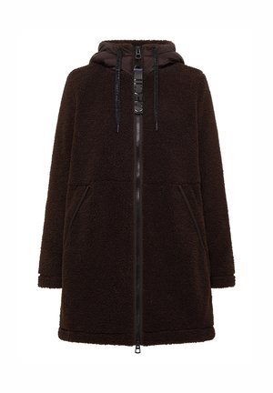 Cecil, STRUKTURMIX TEDDY-MANTEL MIT KAPUZE - Manteau d'hiver - chocolate sauce brown