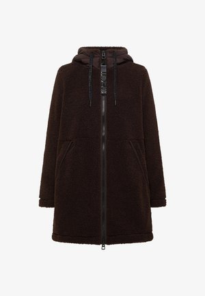 Cecil, STRUKTURMIX TEDDY-MANTEL MIT KAPUZE - Manteau d'hiver - chocolate sauce brown