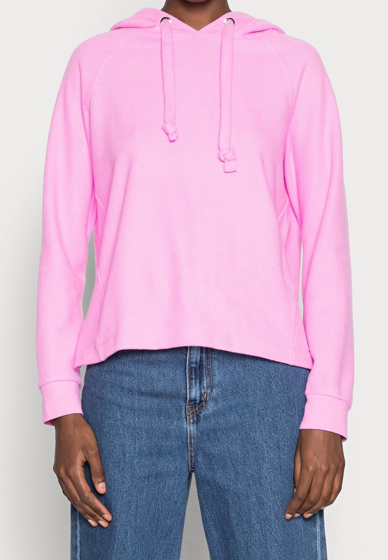 TOM TAILOR DENIM Mikina s kapucí - pink