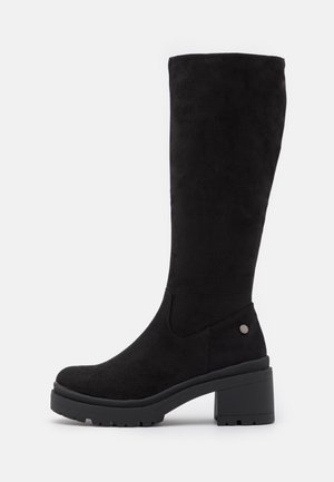 XTI Bottes à plateau - black