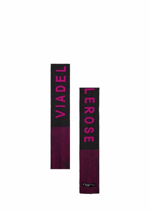 #VDR VILLADELLEROSE, LOGO STRIPED KNIT SCARF - Écharpe - anthracite