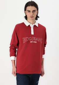 BDG Urban Outfitters RUGBY UNISEX - Topper langermet - burgundy