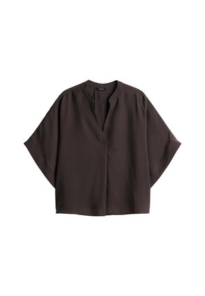 OPUS, LOOSE FIT TEXTURED LOOK - Camicia - affogato