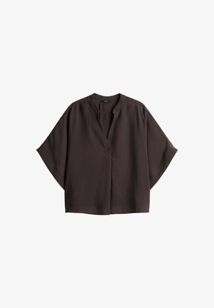 OPUS, LOOSE FIT TEXTURED LOOK - Camicia - affogato