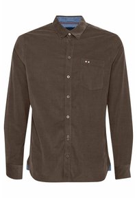 FQSTEVEN corduroy LS shirt - Shirt - major brown