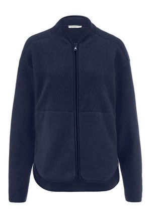 hessnatur RELAXED - Fleece jacket - dunkelblau