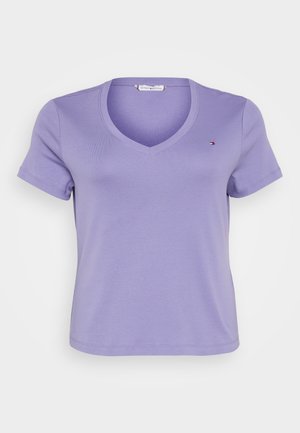 Tommy Hilfiger Curve SLIM CODY - T-shirt basique - lavender ash