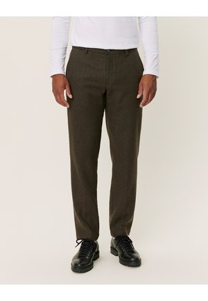Les Deux COMO PANTS - Trousers - forest green melange