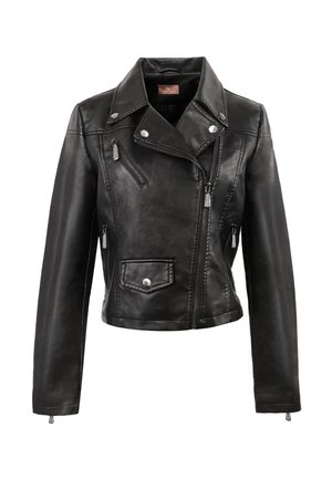 2025-Y3005 - Giacca in similpelle - nero