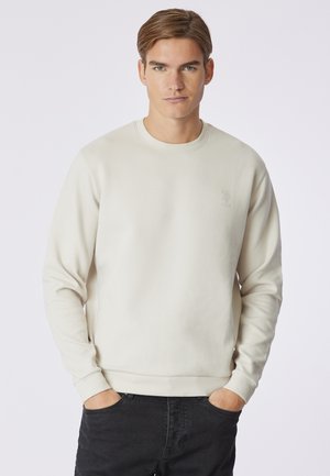 GIROCOLLO IN MISTO  - Felpa - beige