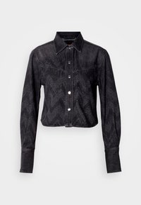 SHIRT - Button-down blouse - black