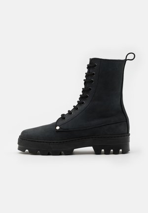 BOKINA UNISEX - Stivaletti stringati - black