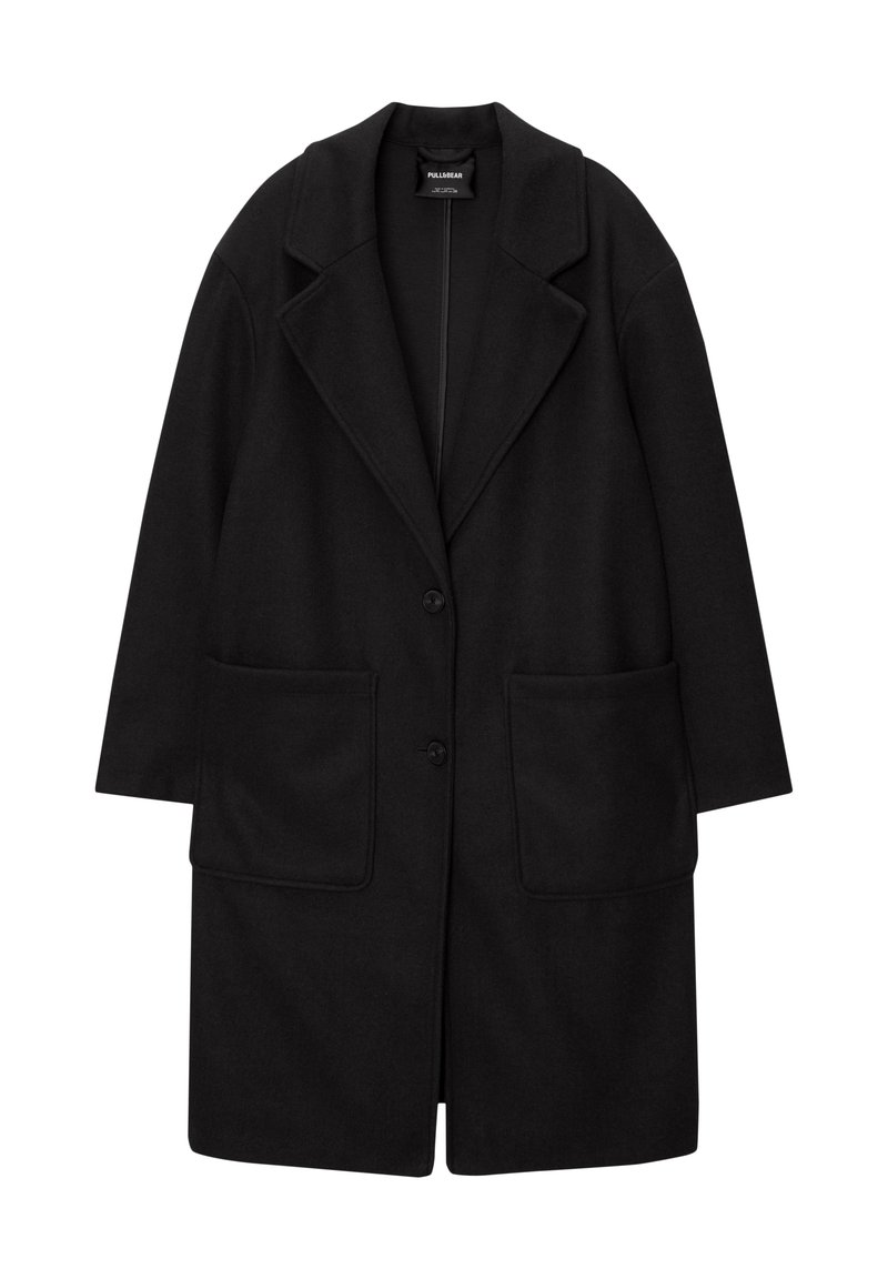 PULL&BEAR Mantel zwart