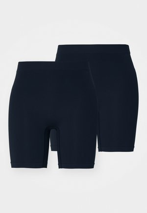 SEAMLESS HIGH BIKER 2 PACK - Shapewear - black