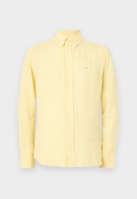 TAILORED FIT LINEN BROMPTON SHIRT - Chemise - pale yellow