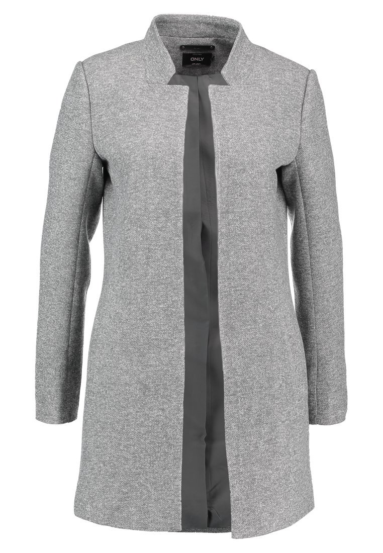 ONLY Kurzmantel mottled light grey/hellgrau-meliert (Pre-owned