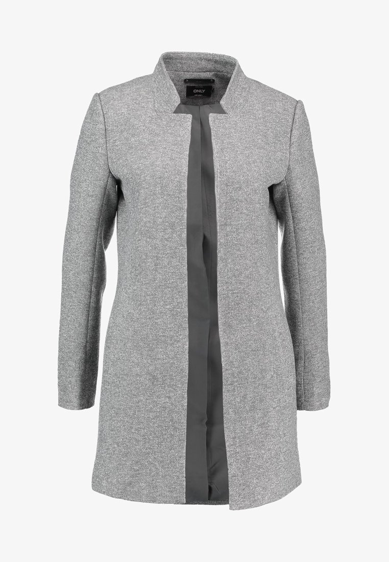 ONLY Kurzmantel mottled light grey/hellgrau-meliert (Pre-owned