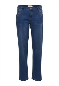 CRBREE - Džíny Straight Fit - indigo blue denim
