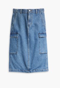 CARGO MIDI SKIRT - Denim skirt - cause and effect