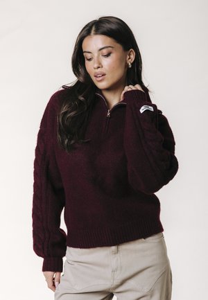Colourful Rebel, LUNA - Pullover - bordeaux