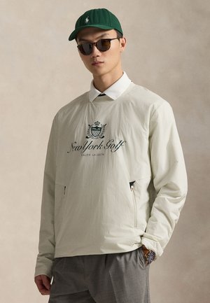 STRETCH HYBRID GRAPHIC PULLOVER - Sweatshirt - stone pebble