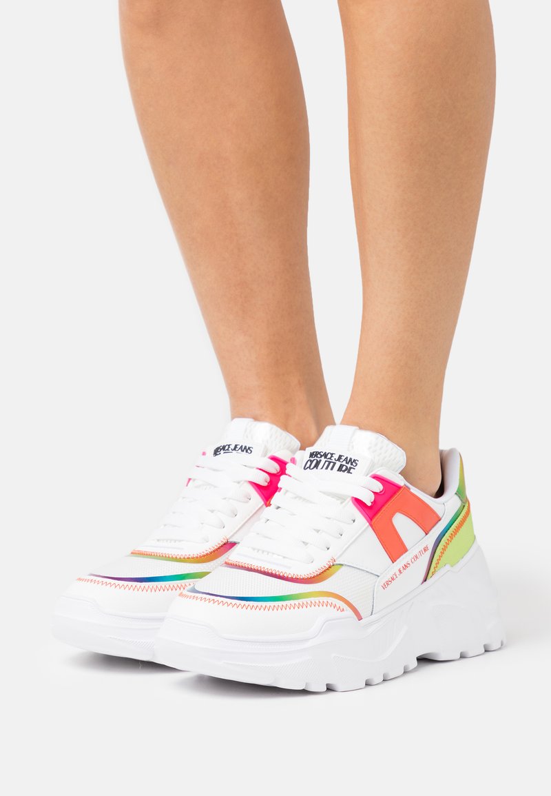 Versace Jeans Couture - Sneakers laag - white/multi-coloured, Vergroten