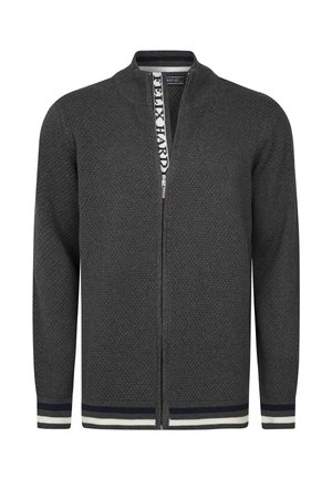 HIGH COLLAR  - Cardigan - anthracite